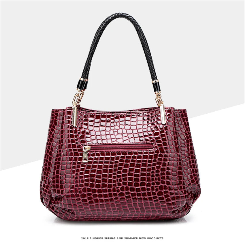 Womens Hand bags Designers Luxury Alligator Handbags Women Shoulder Bags Female Top-handle Bags Sac a Main Fashion Brand Handbag