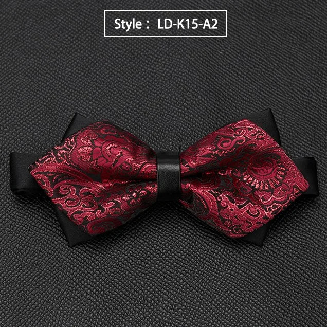 Mens Bowtie Quality Sale Necktie Fashion Formal Luxury Wedding Butterfly Cravat Ties for Men Shirt Business Gifts Accessories
