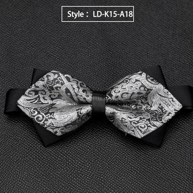 Mens Bowtie Quality Sale Necktie Fashion Formal Luxury Wedding Butterfly Cravat Ties for Men Shirt Business Gifts Accessories