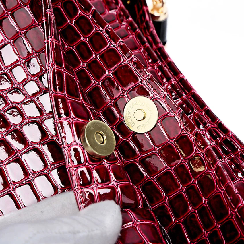 Womens Hand bags Designers Luxury Alligator Handbags Women Shoulder Bags Female Top-handle Bags Sac a Main Fashion Brand Handbag