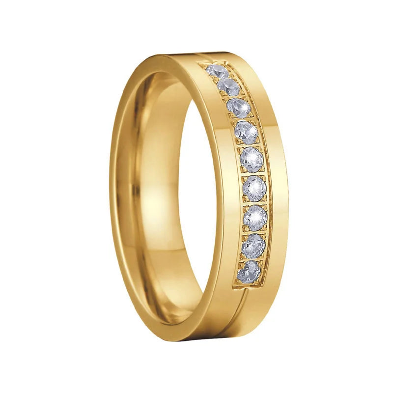 western designer dubai African fine 18k gold plated ladies jewelry cz diamond bridal wedding engagement rings for women girls