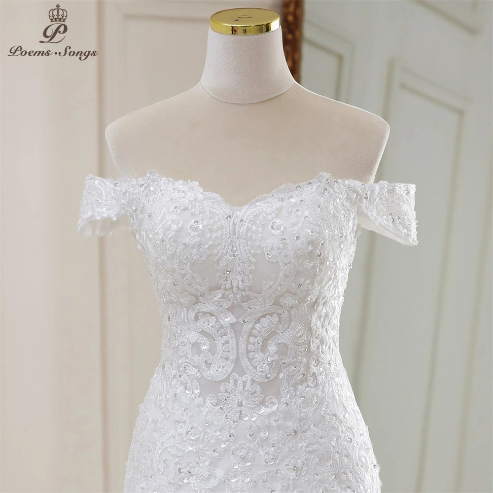 Customized Real photo Real video Luxury Sexy style mermaid wedding dress marriage dress robe de mariee vestidos de novia sereia