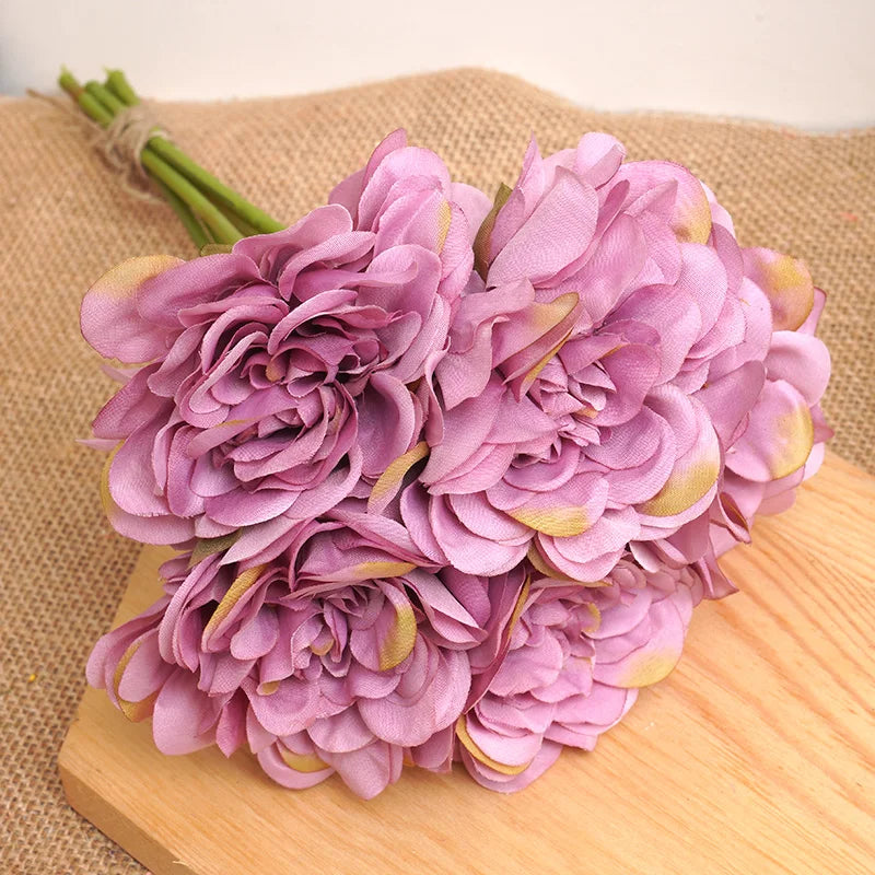 5pcs Beautiful Artificial Peony Flowers High Quality White Bouquet Wedding Home Table Decor Fake Flowers Christmas Arrangement