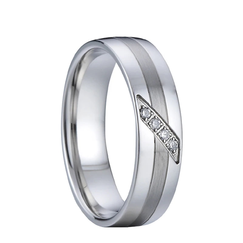 engagement wedding rings for men and women lover's alliance couples 14k rose gold plated ladies fashion jewelry finger ring