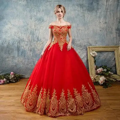 Quinceanera Dress 2024 New Luxury Boat Neck Party Prom Ball Gown Vintage Lace Vestidos Robe Vestidos Custom Made Customized