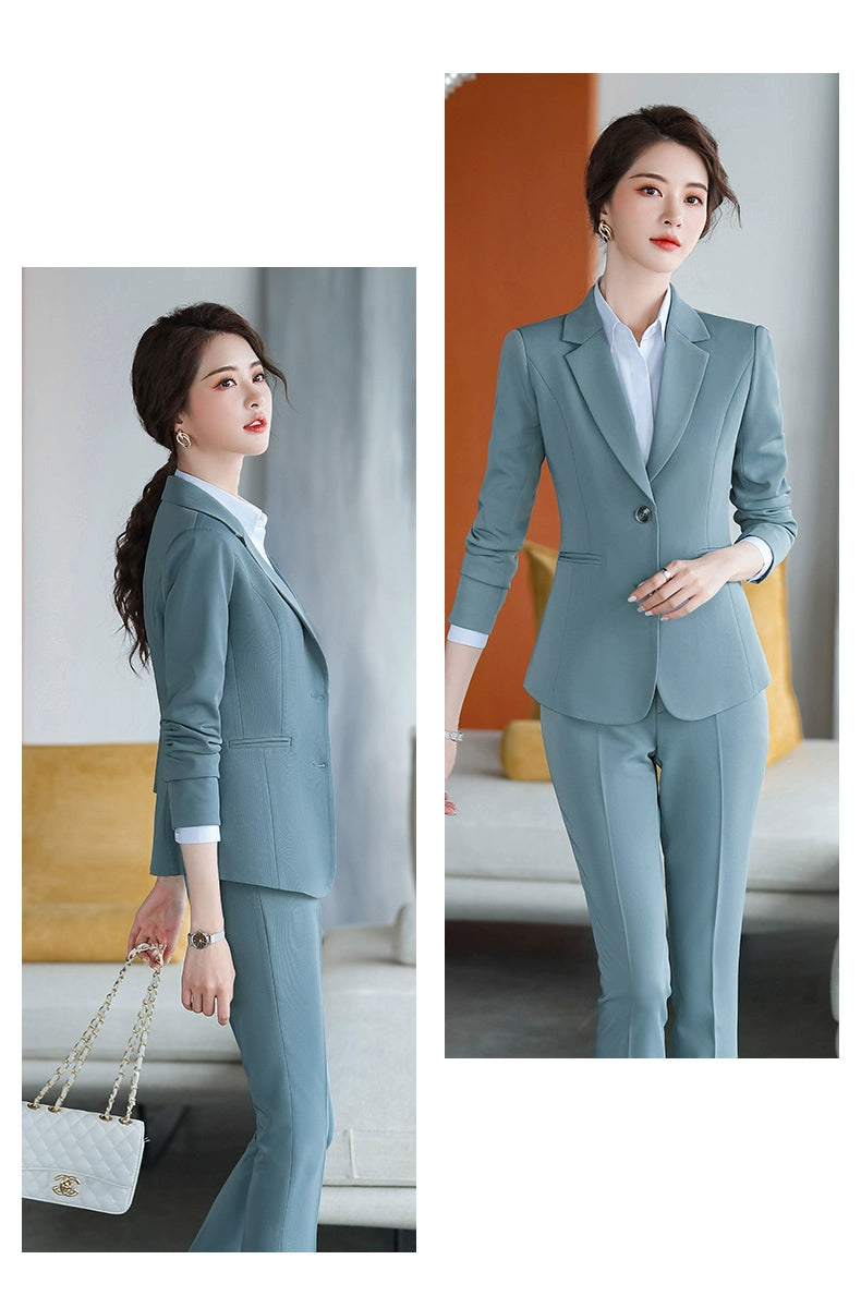 Korean Style Slim-Fitting Iron-Free College Students Interview Suit Suit