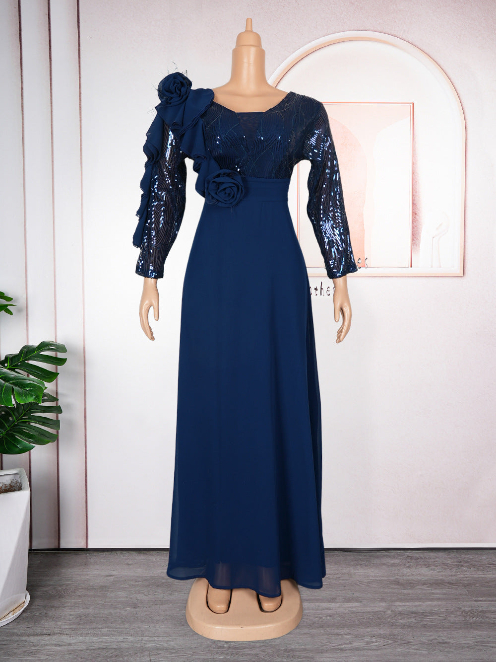 Plus Size African Party Dresses for Women 2025 New Fashion Dashiki Ankara Wedding Evening Gown Elegant Turkey Muslim Maxi Dress