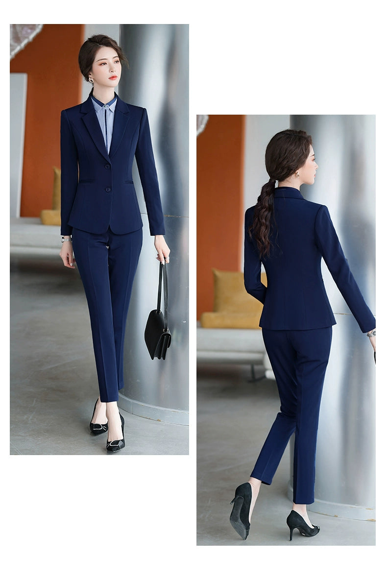 Korean Style Slim-Fitting Iron-Free College Students Interview Suit Suit
