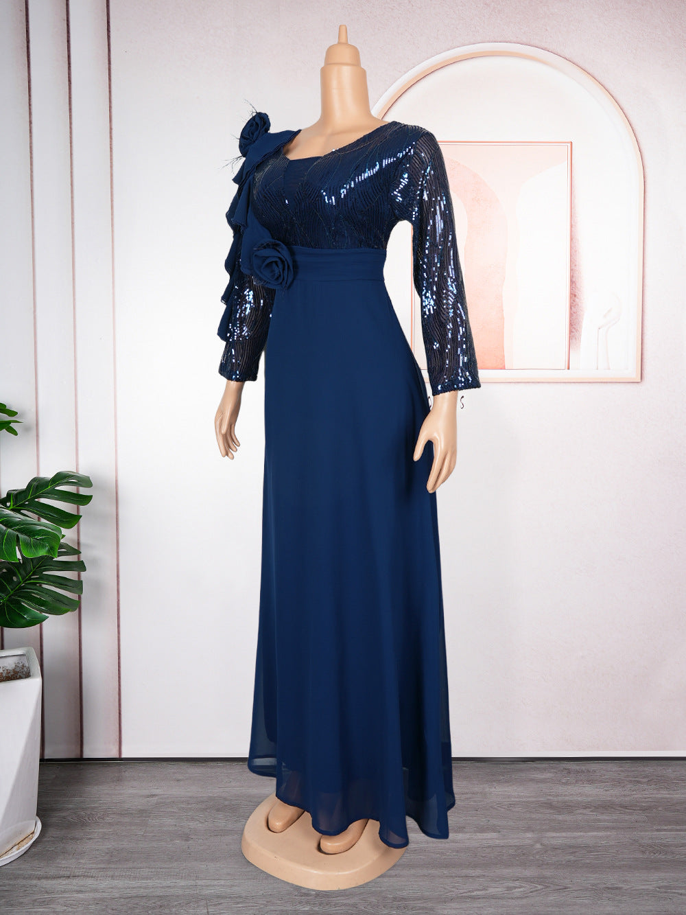Plus Size African Party Dresses for Women 2025 New Fashion Dashiki Ankara Wedding Evening Gown Elegant Turkey Muslim Maxi Dress