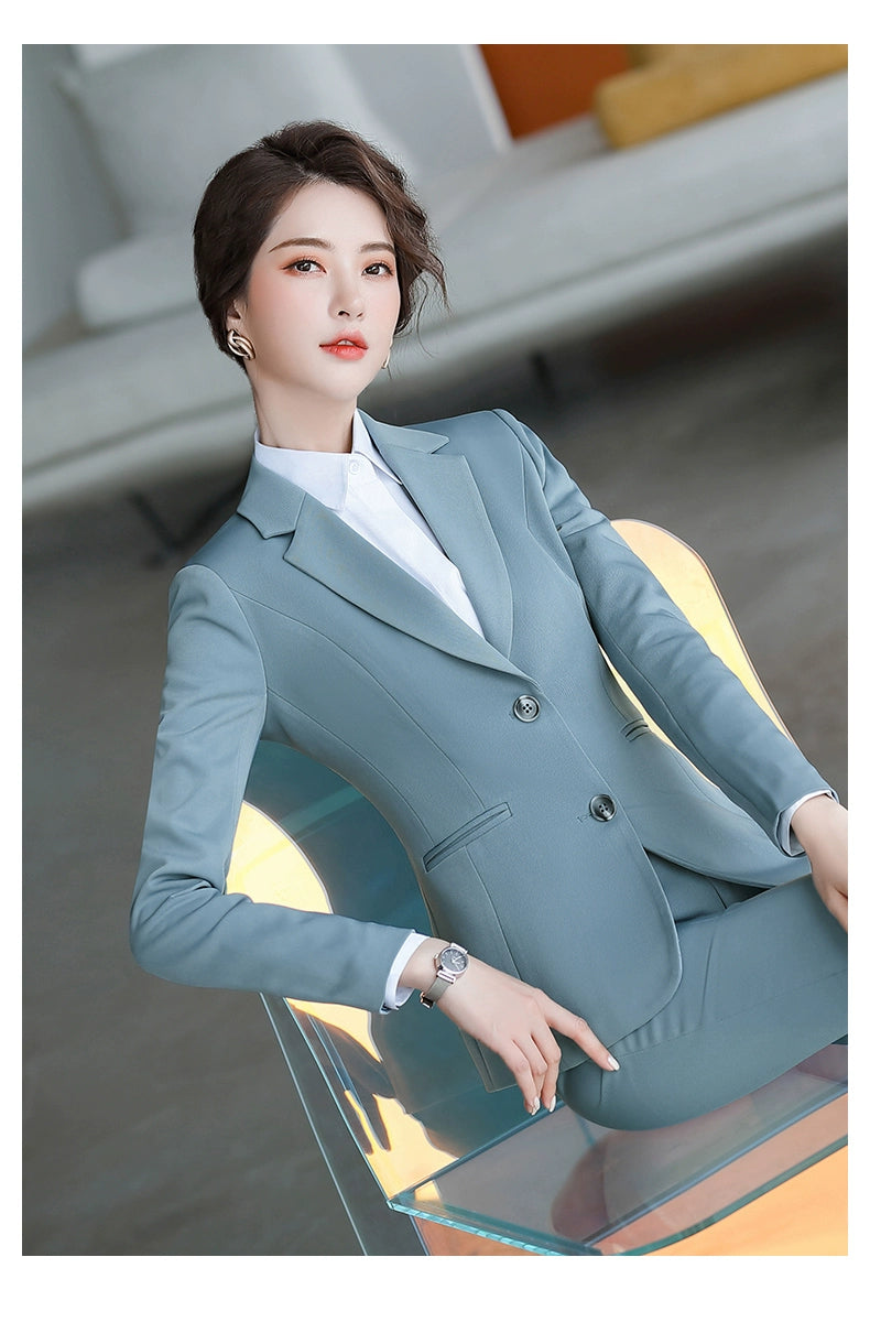 Korean Style Slim-Fitting Iron-Free College Students Interview Suit Suit