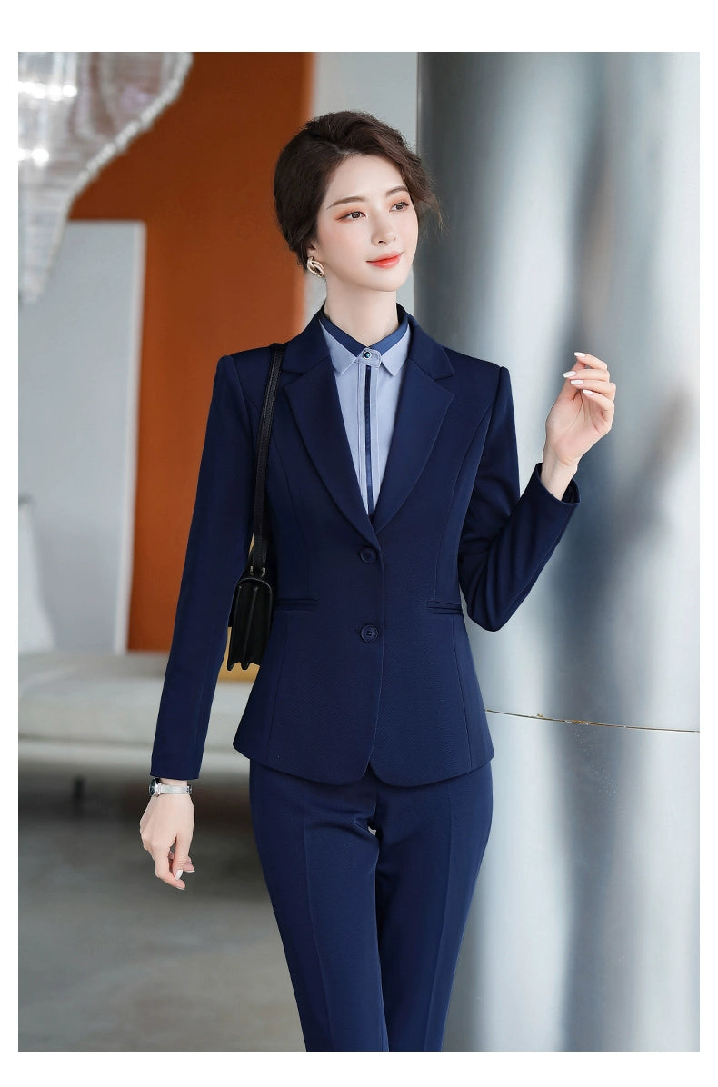 Korean Style Slim-Fitting Iron-Free College Students Interview Suit Suit