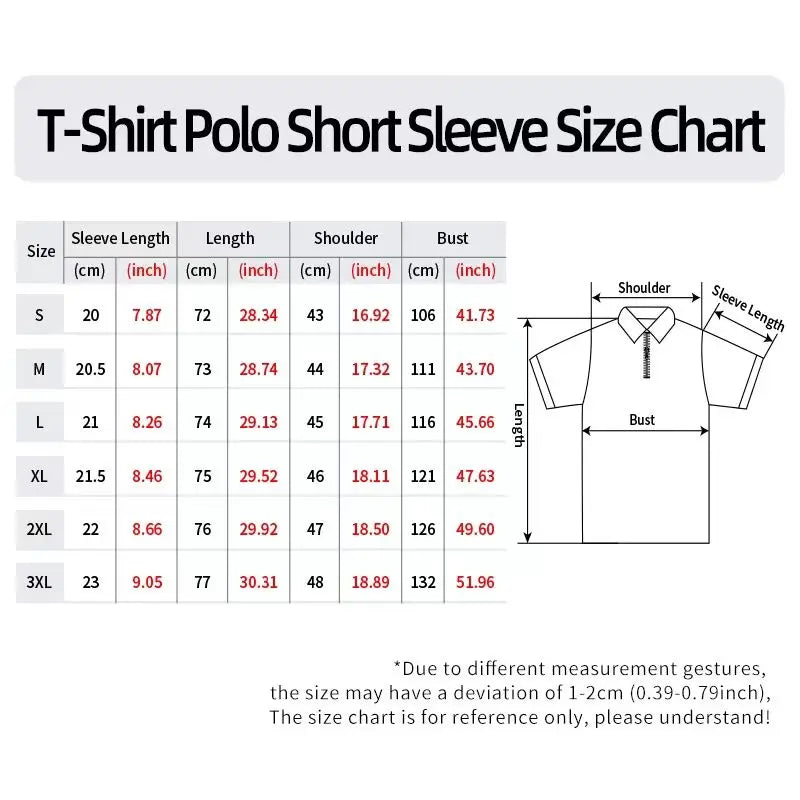 Men's Contrast Binding Short Sleeve Golf Polo Shirt Male Tops For Summer Outdoor Business Casual Short Sleeve Button Polo Tshirt