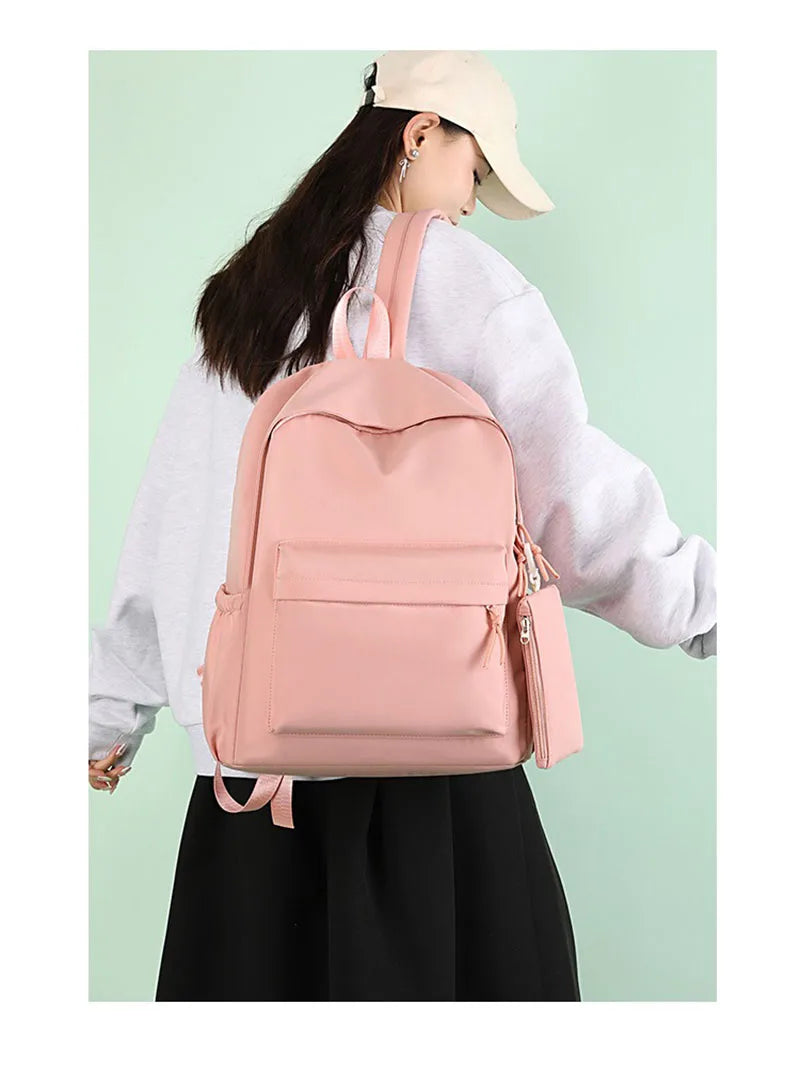 3pcs/Set My Melody Backpack with Lunch Bag for Teenagers Student School Bags Casual Comfortable Travel Set