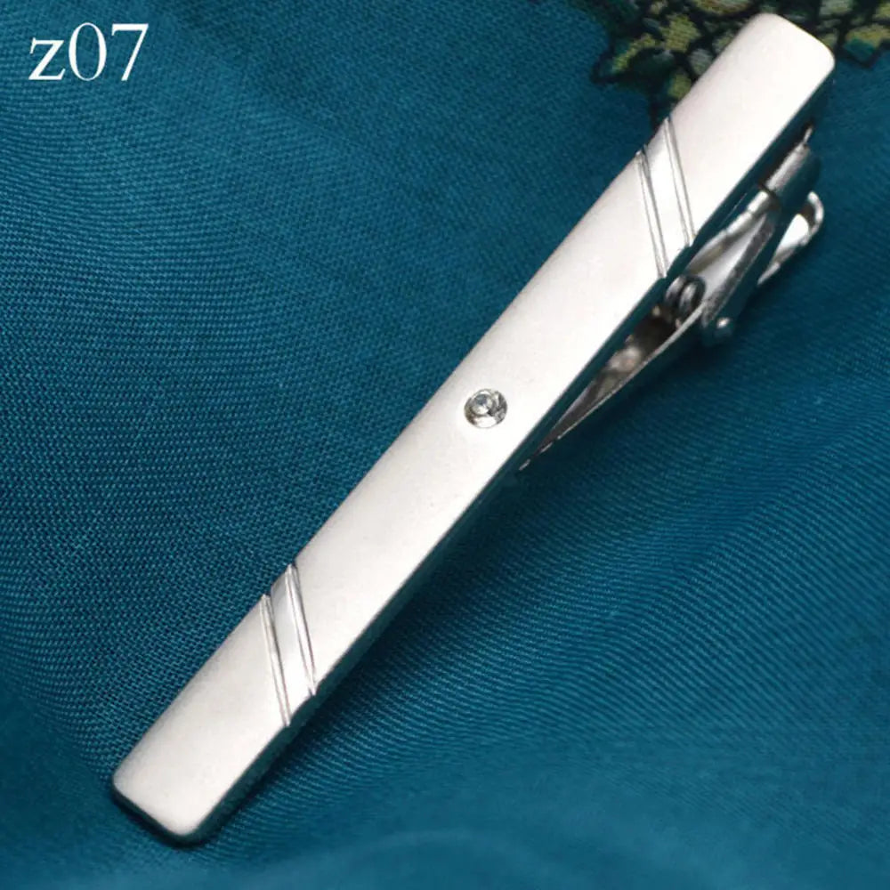 Men Metal Silver Gold Simple Necktie Tie Bar Clasp Clip Clamp Pin Men Stainless Steel For Business Ma Necktie Tie Clasps Fashion