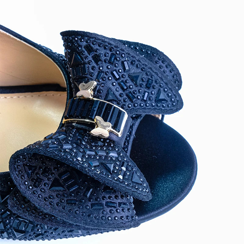 2024 Women's Chunky Heels Summer Platform Square Heeled Sandals in Vibrant Colors with Bling Rhinestones for Lady Party Wedding