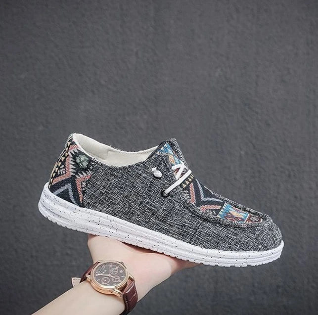 Sneakers Ethnic Style Wear to Work Men's Casual Shoes Round Toe Non Slip Male Shoe Fashion 2025 Luxury Sale Low Price Deals On