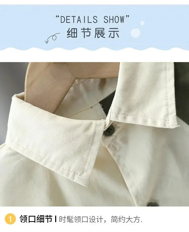 Suit for Boy Kids Boys Autumn Suit 2024 New Children's Baby Cotton Long Sleeve Shirt Pants Two Piece Boys' Clothing Set