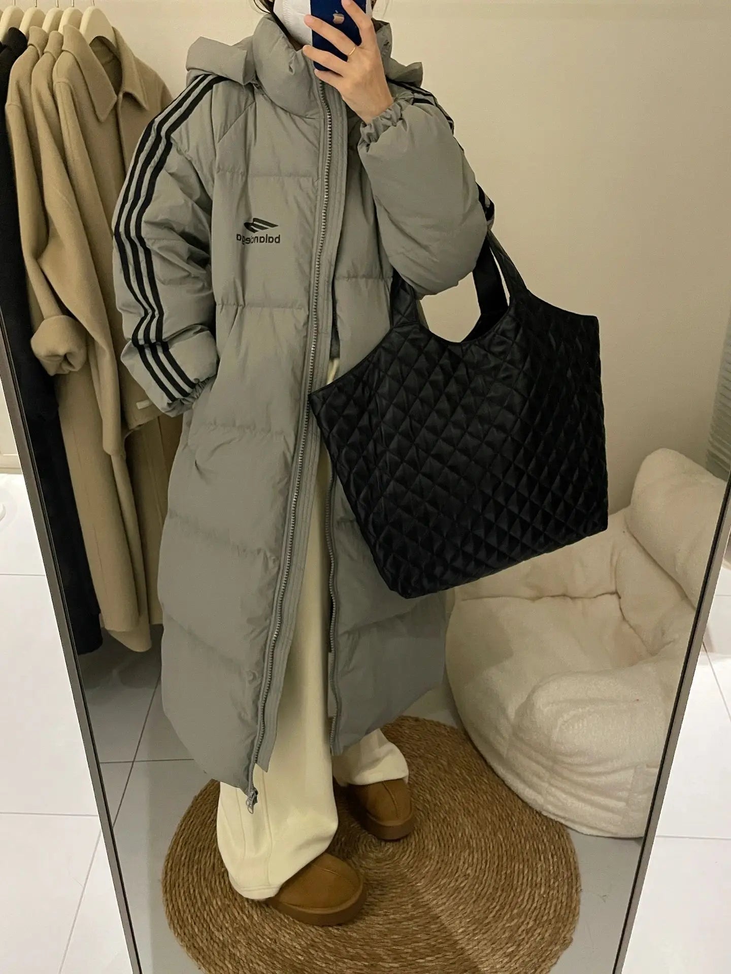 Women Long Down Jackets Coat 2024 Winter Unisex Warm Coat Loose PufferJacket Hooded New Long Parka Windproof Parkas Zipper Coat