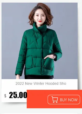 2023 New Winter Jacket Long Coats Women Hooded Glossy DownCotton Jacket Warm Casual Parka Padded Cotton Coat Female