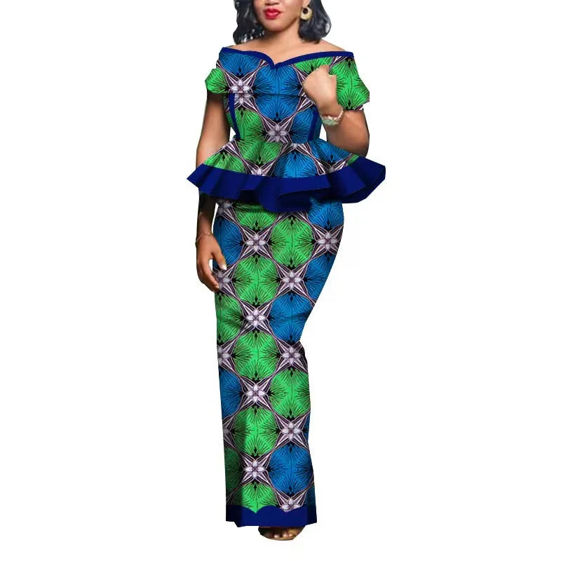 SALE!!! Party African Dress Women Skirt Sets Traditional 2 Pieces Suits Custom Made Dashiki Tops and Skirts Plus Size Clothing