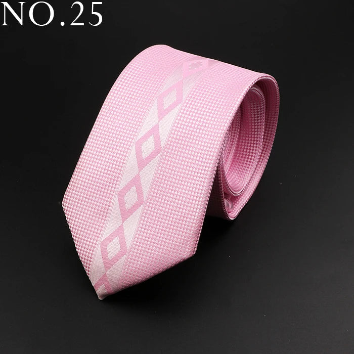 New Skinny 6cm Ties For Men Wedding Dress Necktie Perple Floral Paisley Patchwork Tie Business Slim Shirt Accessory Gift Cravate