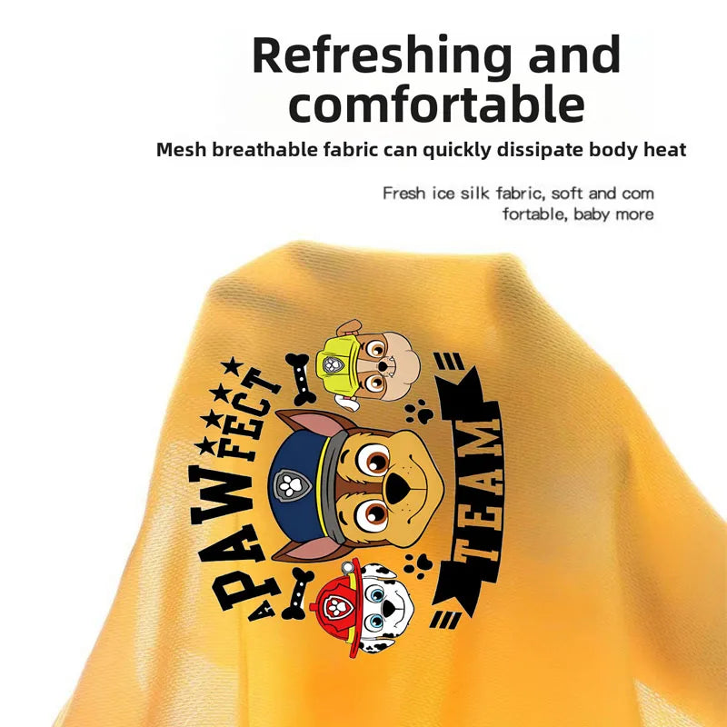 Summer Boys Breathable Sport Clothing Sets PAW Patrol Printed Children's Basketball Top and Shorts 2pcs Set Kids Casual Outfits