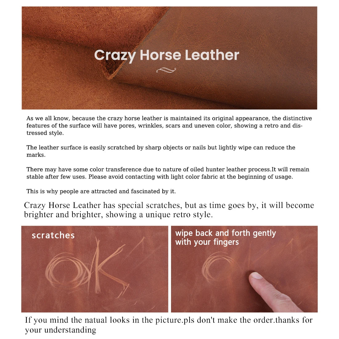 S.WORKER Vintage Genuine Leather Travel Bag Crazy-horse Cowhide Leather Duffel Bag Handicrafted Weekender Bag Gym Bag