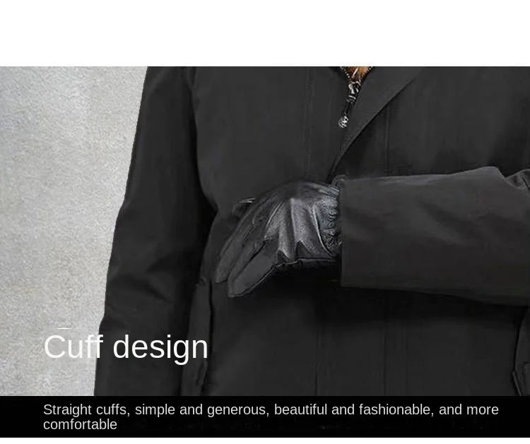 2024 New Casual Winter Men's Down Jacket Fox Fur Men's Coat Coat Men Clothing Coat Winter Jackets Mens Jacket Men Jacket