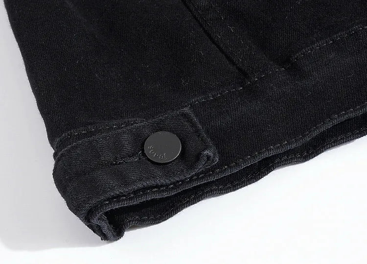 Men Pink Denim Jackets Outwear Slim Fit Denim Coats New Fashion Male Cotton Casual Jeans Jackets Streetwear Jean Coats Size 4XL