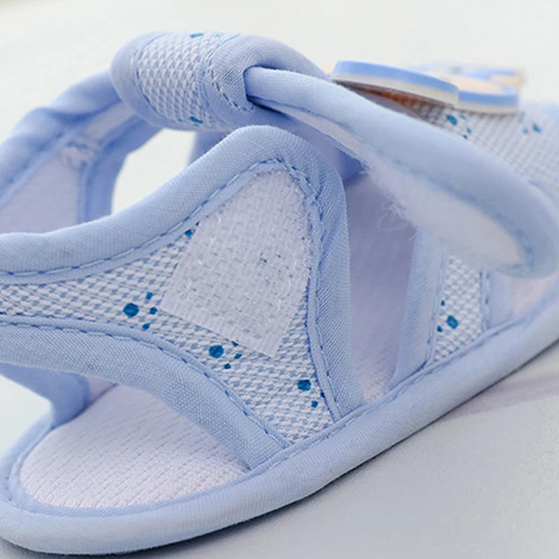 Baby Girls Boys Sandals Cute Flexible Non-slip Summer Flats First Walkers Toddlers Shoes for Casual Home Infants 0-15Months