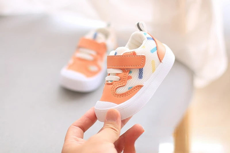 Zapatos Niña Baby Walking Shoes Autumn New Soft Sole Boy Casual Shoe Mesh Face Newborn Girl Sports Shoe Baby Shoes Zapatillas