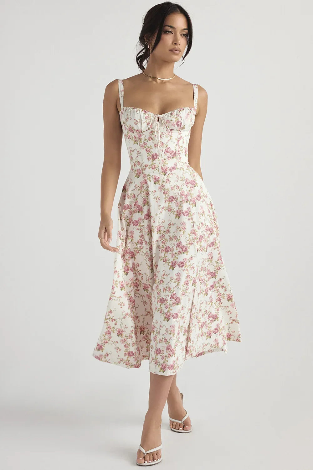 Women Beach Vacation Dress French Lazy Style Dress-Solid Color Or Printed Multi-Color Spring Summer 2025 New Arrival