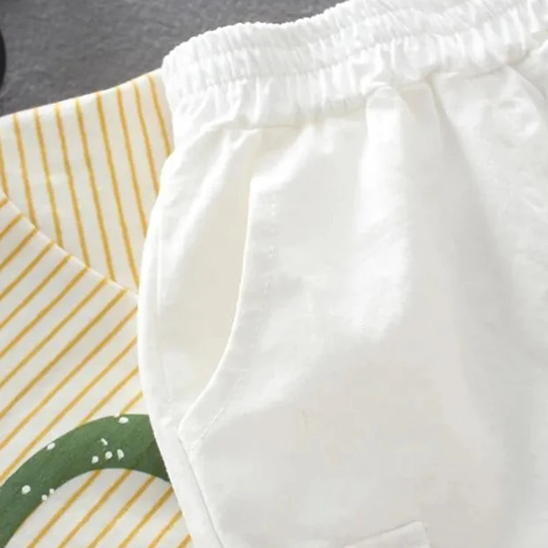 Summer Boys Shorts New Letter Fashion Thin Style Kids Short Pants 1 2 3 4 5 6 7 8 Years Birthday Gifts Children's Clothing