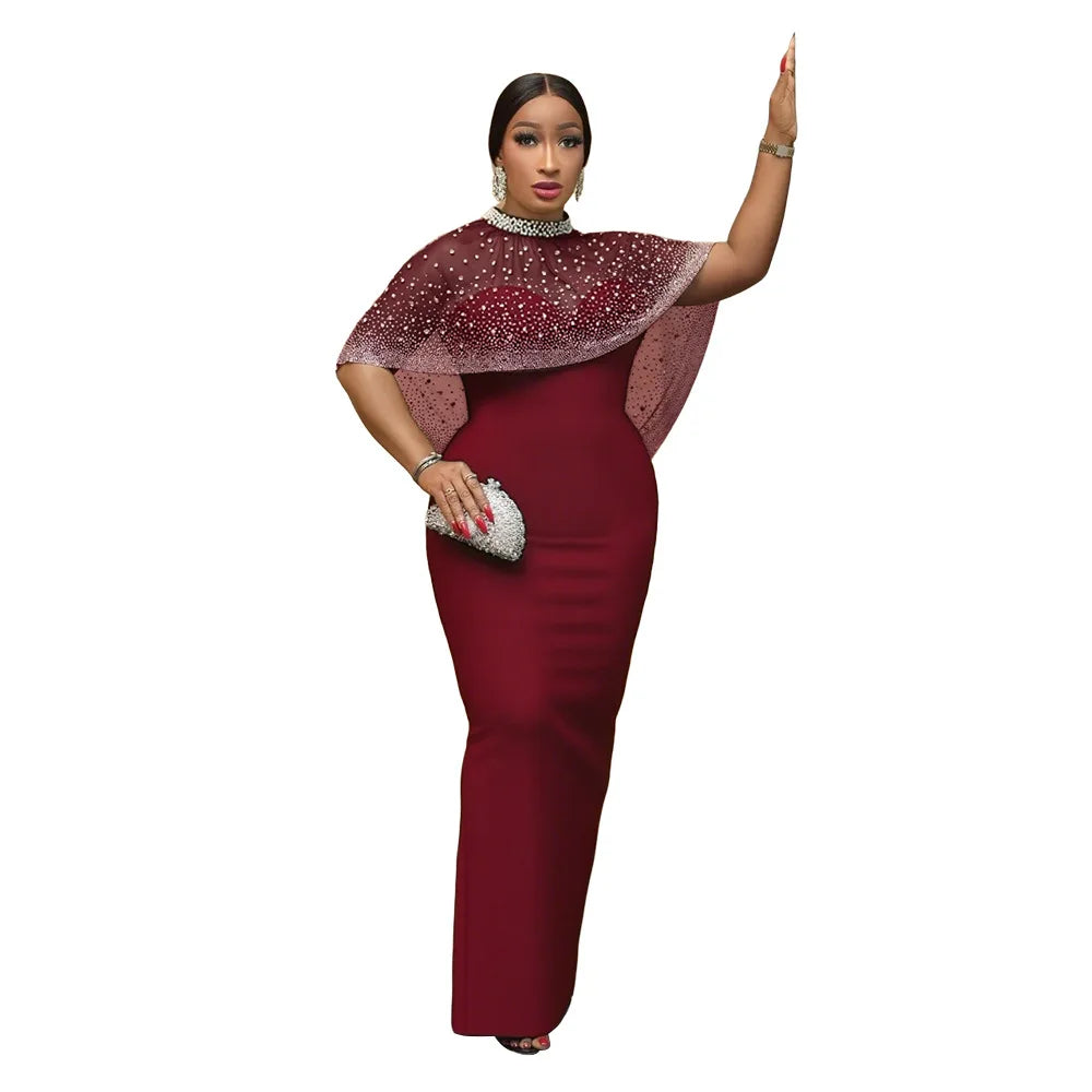 African Dresses For Women Elegant Wedding Muslim Fashion Abayas Dashiki Robe Kaftan Long Maxi Dress Turkish Africa 2025 New