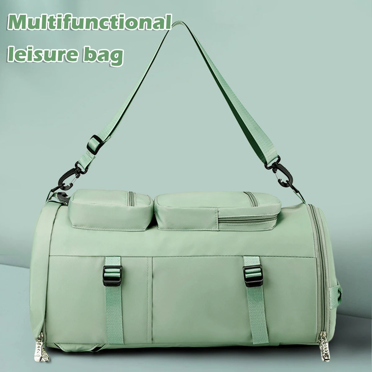 Large Capacity New Backpack Travel Bag Sports Waterproof Fitness Bag Multi Functional Single Shoulder Portable Luggage Bag