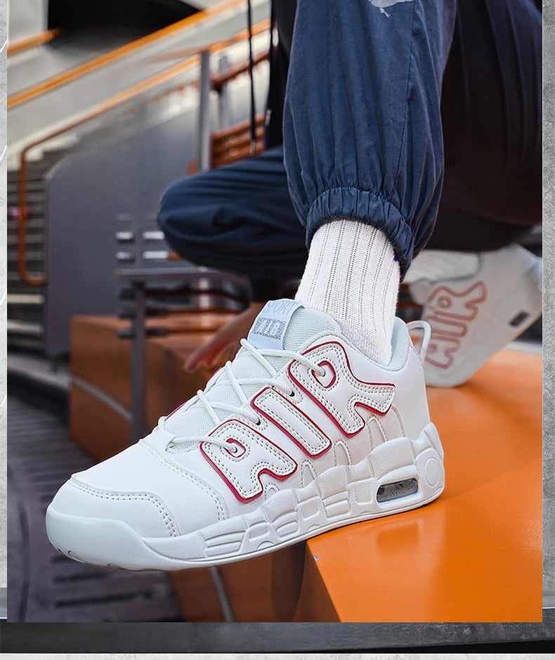 Men's Trendy Casual Sneakers Spring and Autumn Lightweight Durable Shoes AIR Vintage Basketball Shoes Comfortable Running Shoes