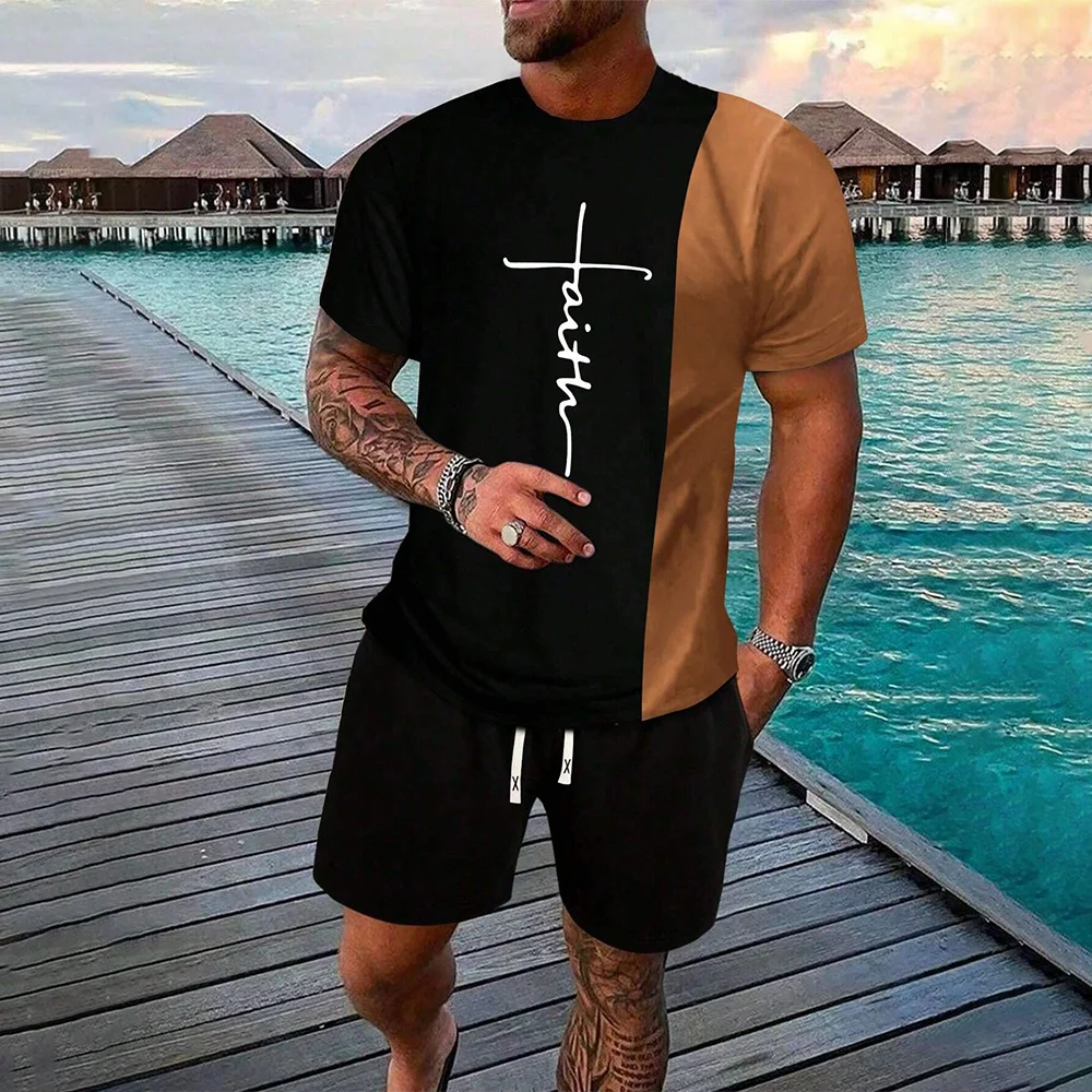 Popular Men S Casual Suit Oversized Loose Sweat Wicking Lightweight Non Damaging To The Skin Wear Resistant And Non Pilling