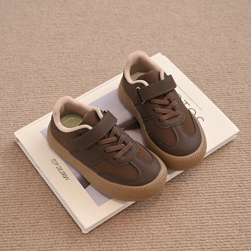 Children Casual Sports Shoes 2025 Spring New Girls Running Shoes Kids Sneakers Fashion Single Shoes Boys Leisure Walking Shoe