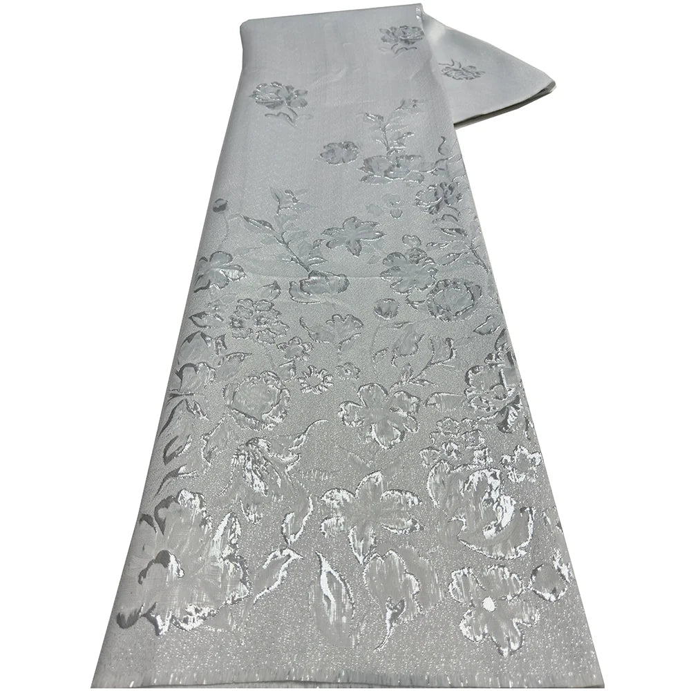 2025 High Quality African Nigerian Tulle Lace Fabric Organza Guipure Party Dress Brocade Jacquard French Lace For Wedding