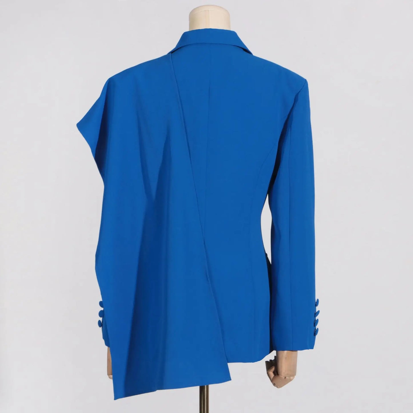 Fashion Suit Jacket for Women 2024 Autumn New Blue Design Formal Slim Fit High-end Small Suit Women Clothing