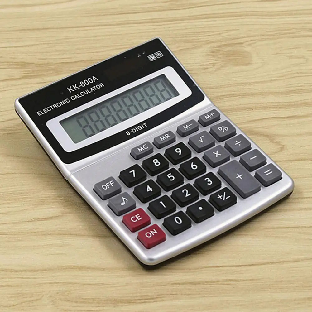 KK-800A Electronic Calculator Multifunctional Large Display Finance 8 Digits Desktop Calculator Office Supplies