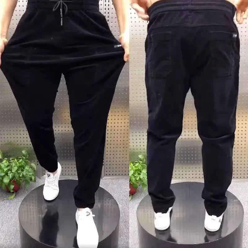 Autumn Winter Male Trousers Loose Work Harem Formal Baggy Corduroy Men's Casual Pants Dress Low Price Stylish High Quality Sale