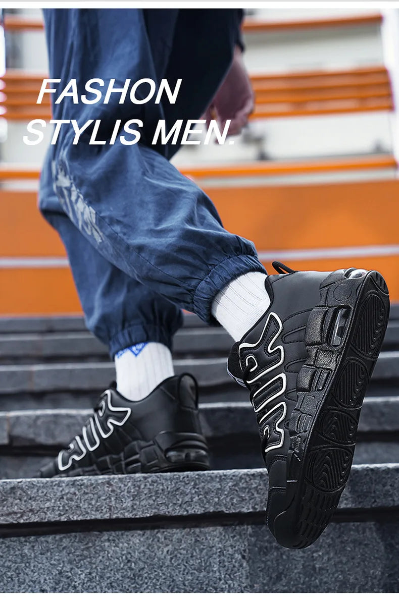 Men's Trendy Casual Sneakers Spring and Autumn Lightweight Durable Shoes AIR Vintage Basketball Shoes Comfortable Running Shoes