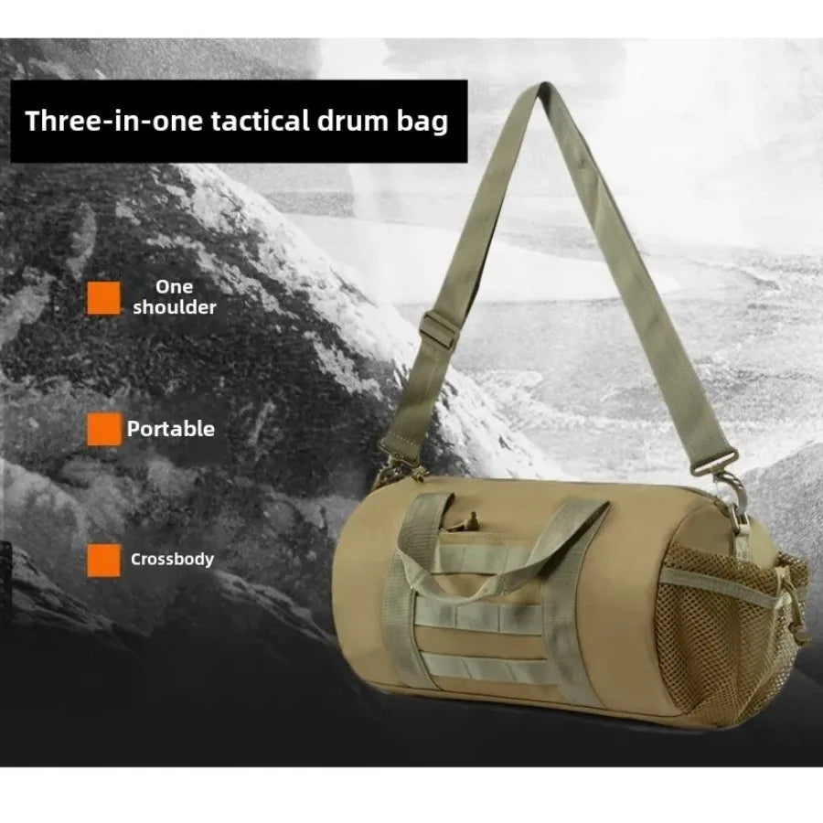 Men's large-capacity wet and dry separation crossbody handheld sports training gym bag short trip luggage bag travel bag