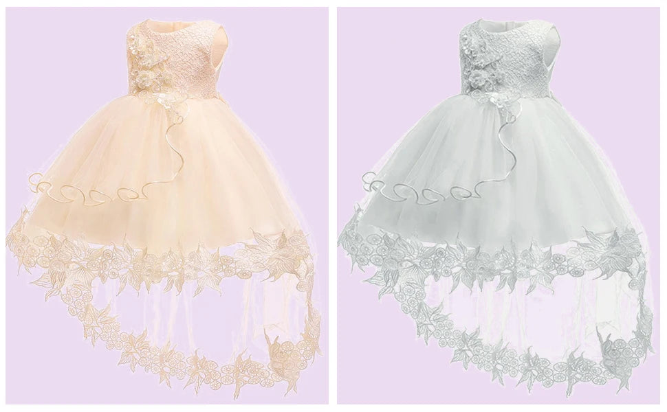 Newborn Clothes Baby Princess Christmas Dresses For Baby Girls Birthday Dress Infant Party Evening Baptism Wedding Gown 0-24M