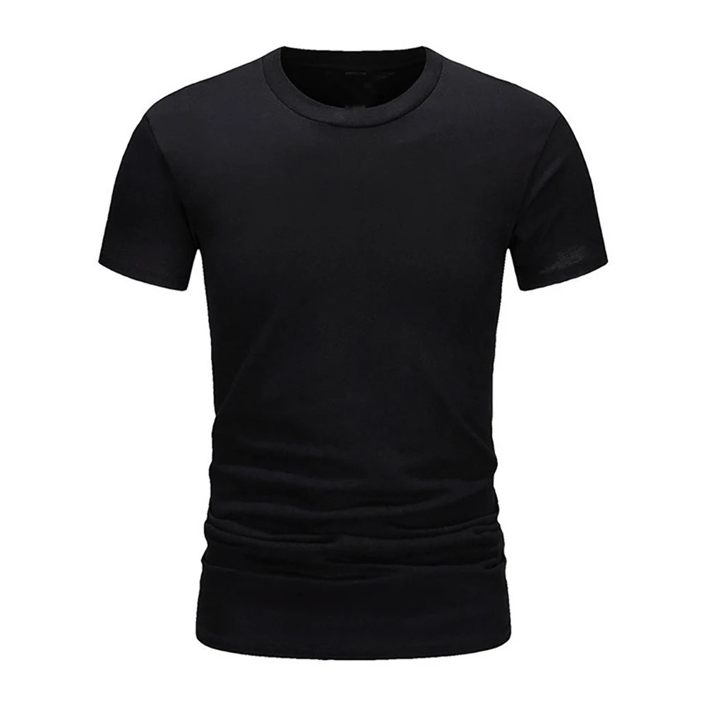 Men Cotton T-Shirt Summer Men Tshirts Loose Oversize Tshirt Casual Breathable Short Sleeve Clothing