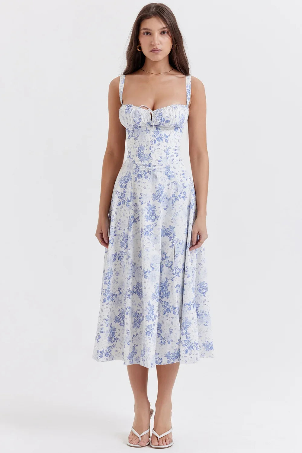 Women Beach Vacation Dress French Lazy Style Dress-Solid Color Or Printed Multi-Color Spring Summer 2025 New Arrival