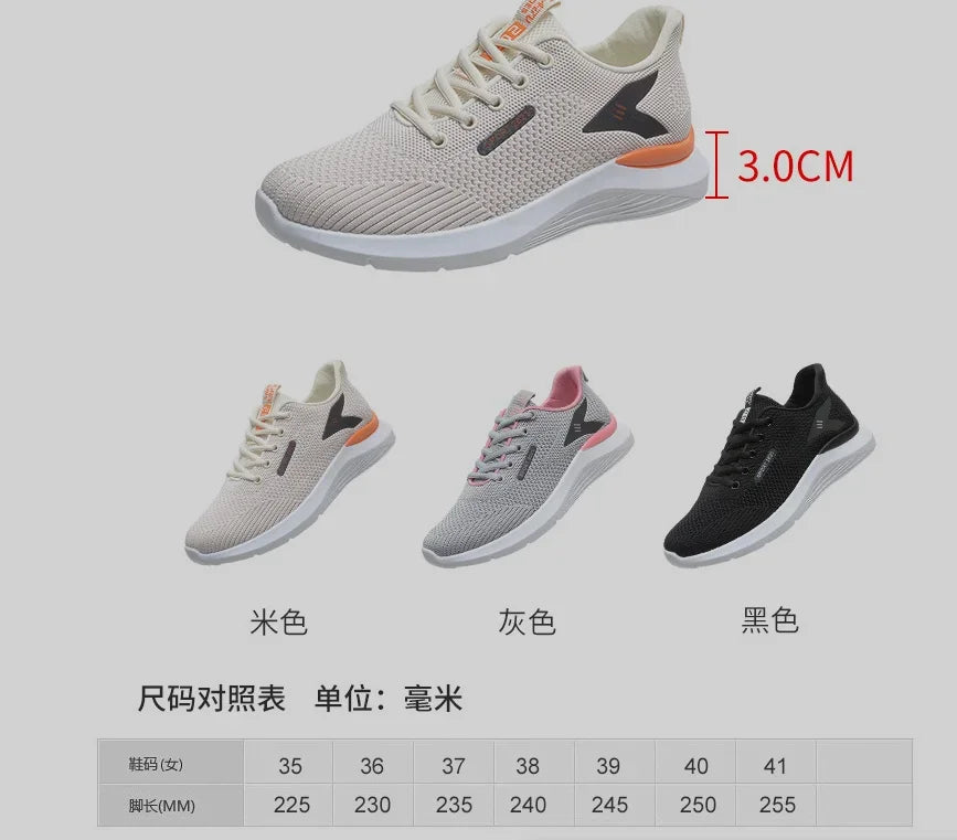 2025 New! Women's Spring & Summer Fashion Sneakers - Versatile Soft Sole Lightweight for Casual Running & More