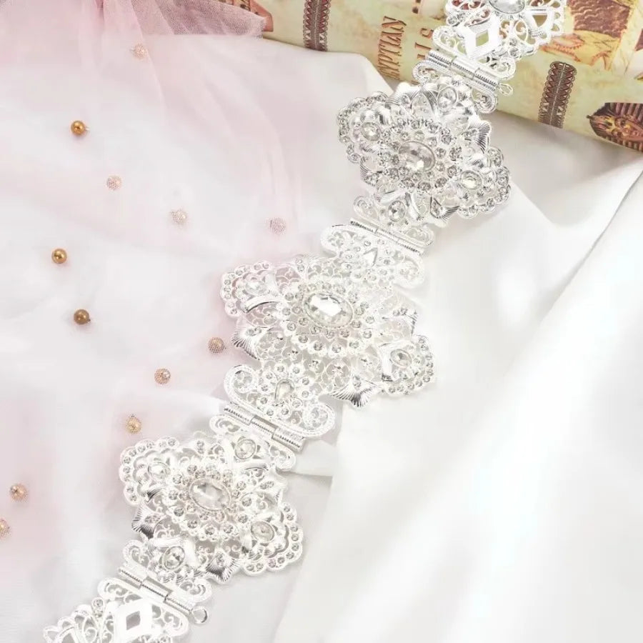 Moroccan metal belt ethnic wedding jewelry Algerian long-distance dress body chain bride belt wedding gift