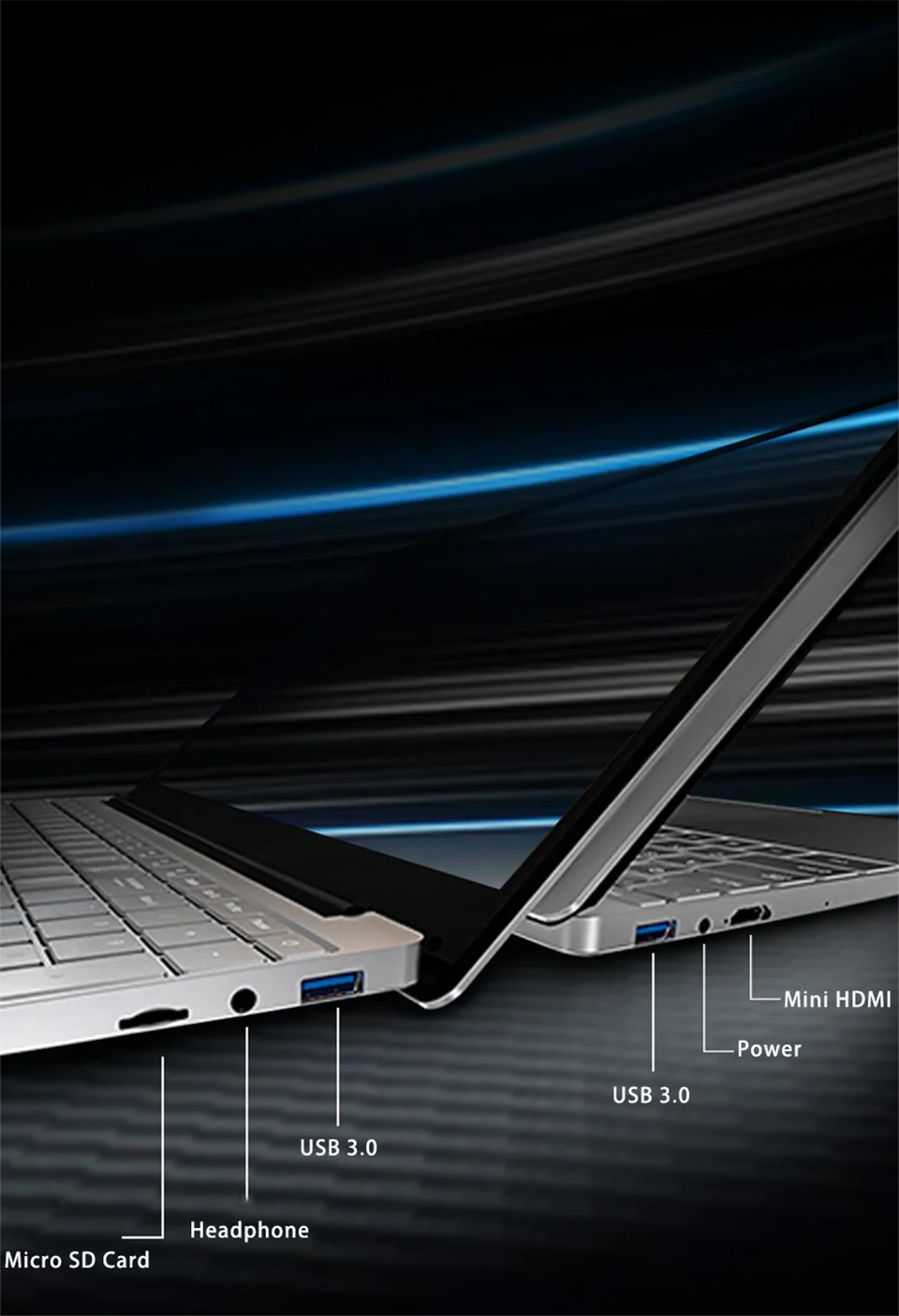 Notebook 15.6 inch Laptop Windows 11 Pro 1920*1080 Cheap Portable Intel Laptop 16G RAM 128GB/256GB/512GB/1TB SSD HDMI Port